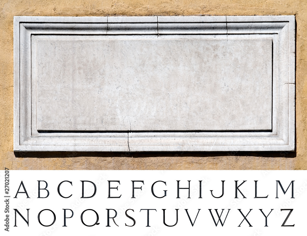 Fototapeta premium Uniwersalna tablica uliczna