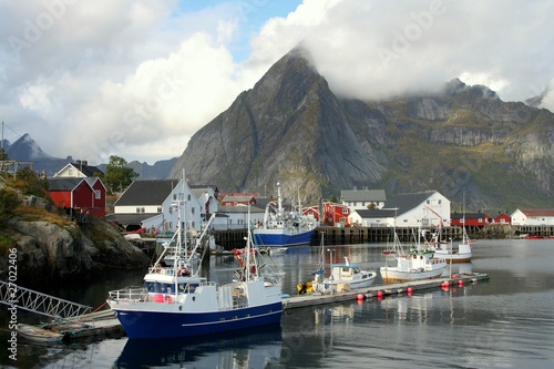 Lofoten Fischerhafen Hamnoy