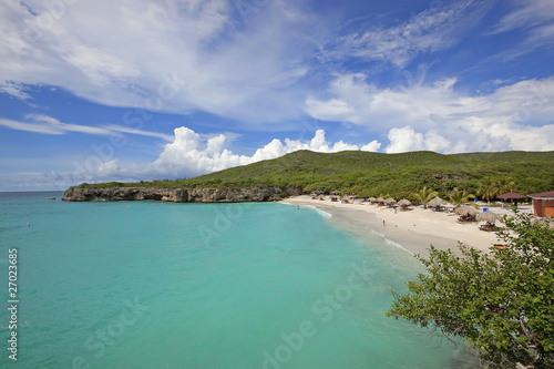 View of the beautiful Knip beach on Curacao © Kjersti