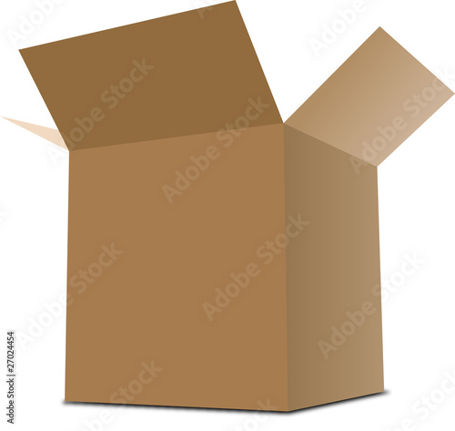 Open Cardboard Box