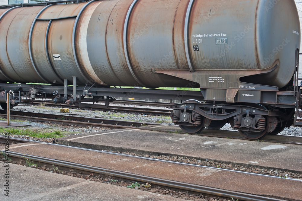 Naklejka premium Tankwagon