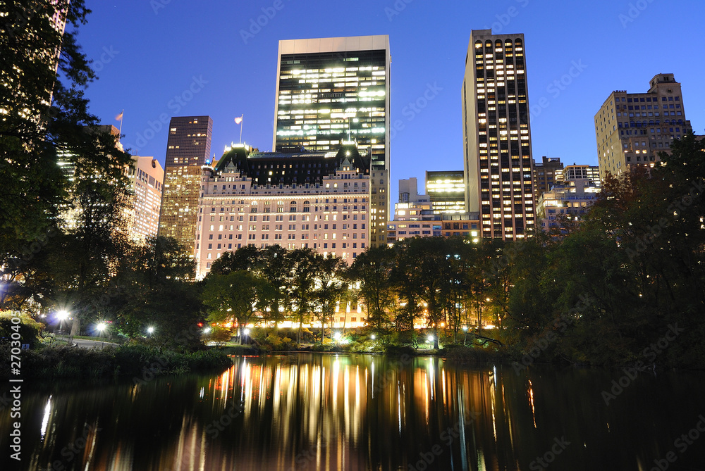 Fototapeta premium Central Park at Twilight