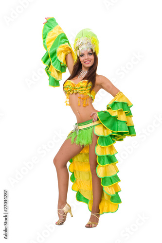 Beautiful carnival dancer