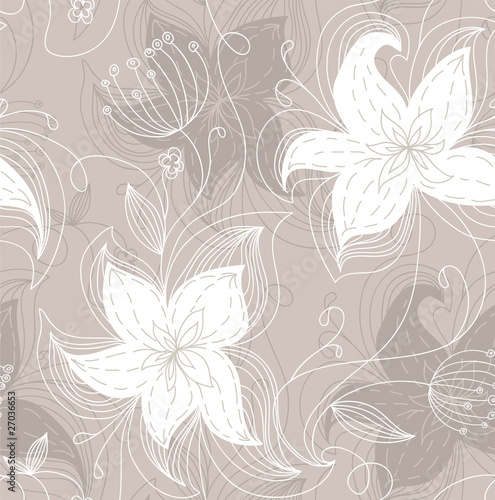 Flowers pattern © Anastasia Popova