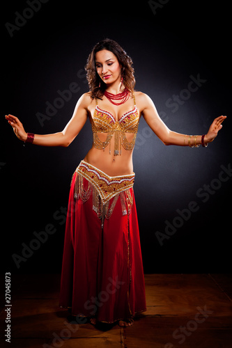 Billede på lærred Belly dancer