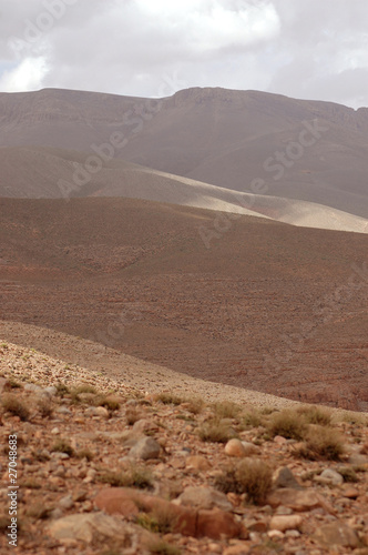 Geröllwüste in Marokko, Afrika