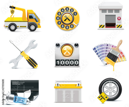 Car service icons. Part 2