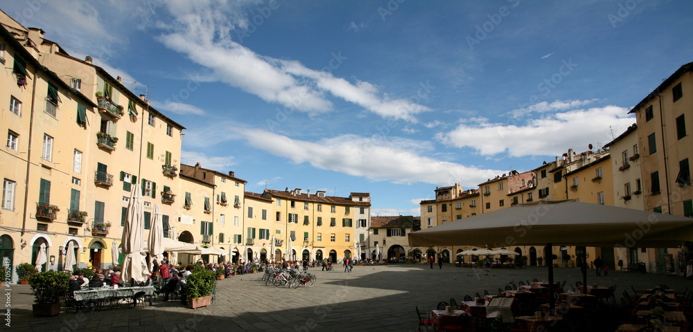 The Market Square in Lucca