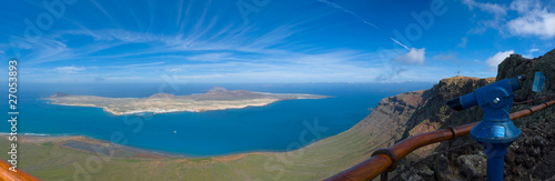 Panel kuchenny z motywem Mirador del Rio, Lanzarote