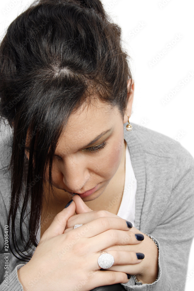Fototapeta premium Lonely woman