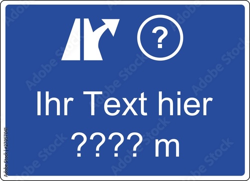 Deutsche Autobahnabfahrt
