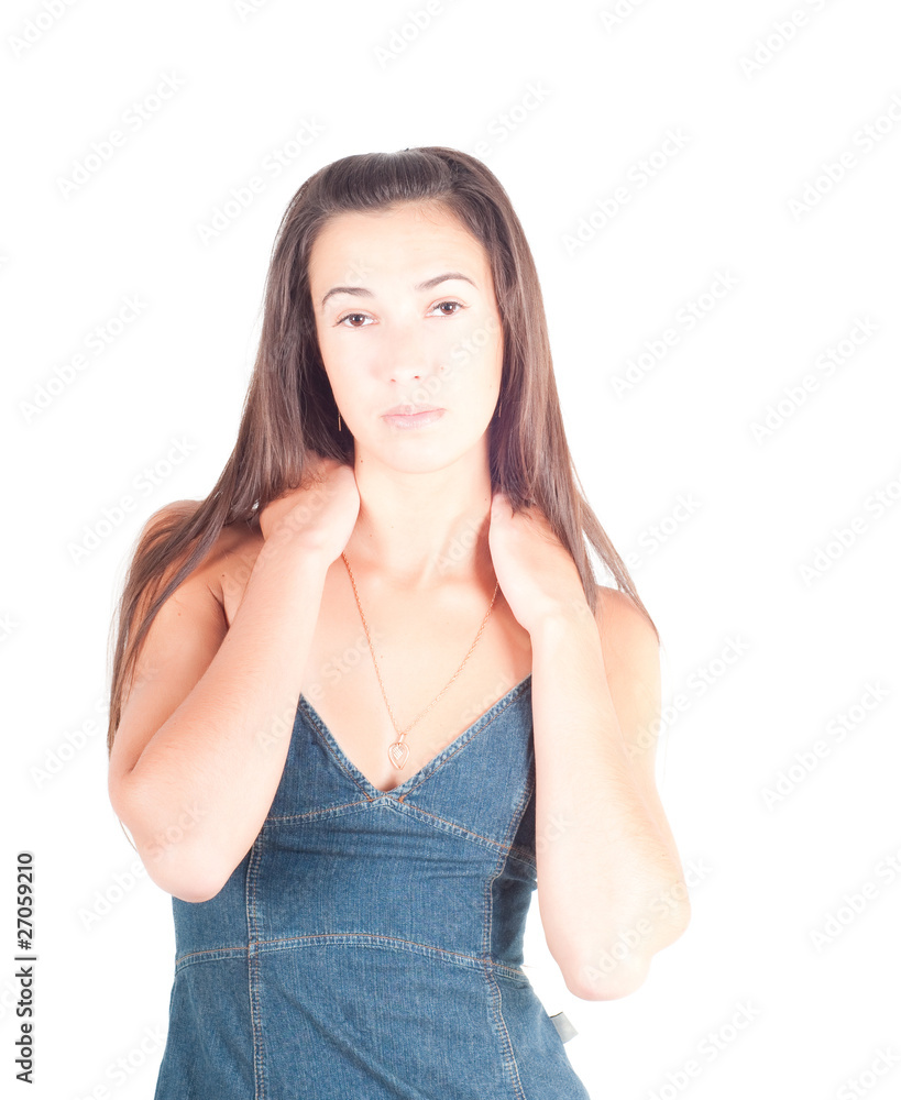 Beautiful woman in studio Beautiful woman in studio