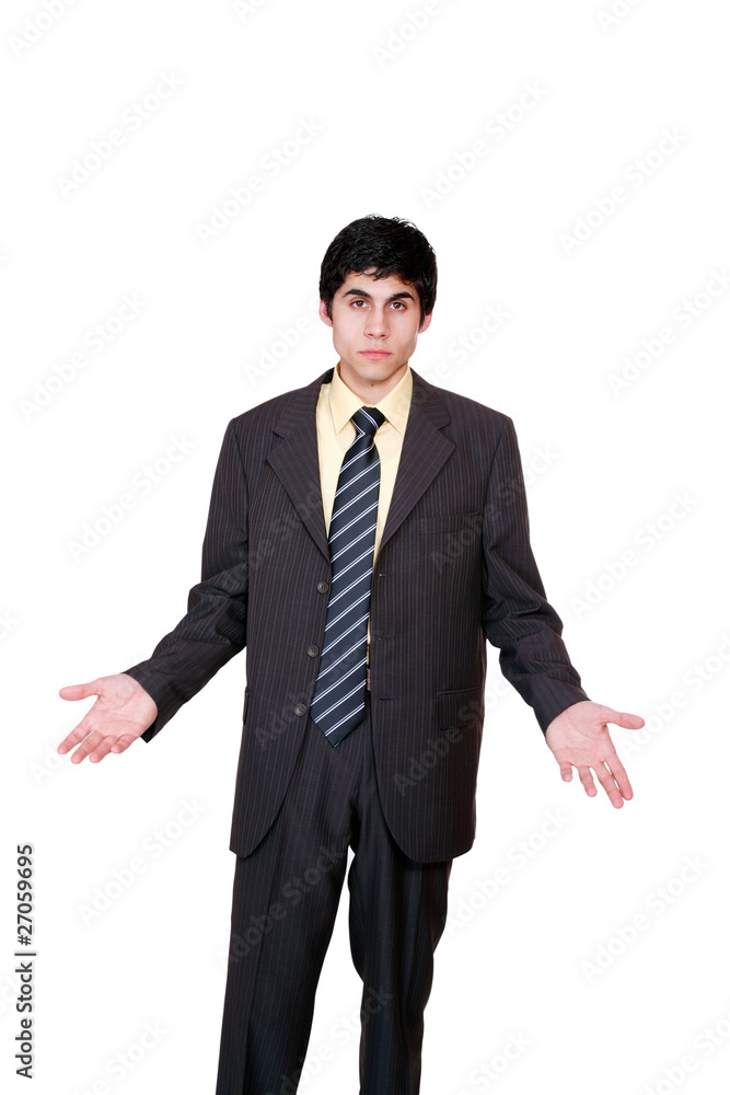 Portrait of a young business man Portrait of a young business man