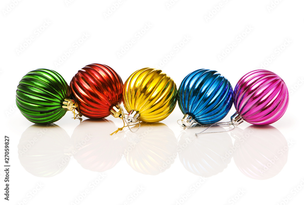 Christmas decoration isolated on the white background Christmas decoration isolated on the white background