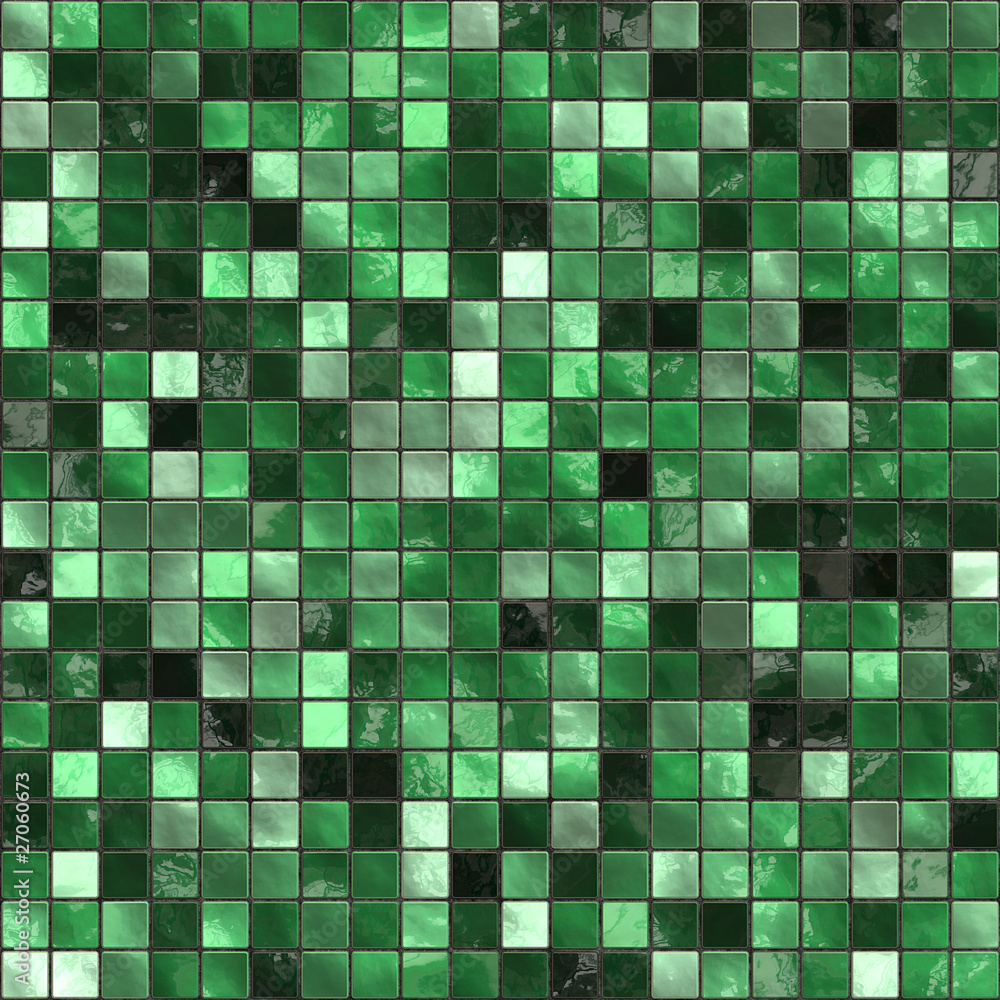 Seamless small green tiles texture Stock Illustration Adobe Stock