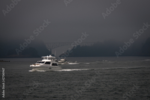 Two boats near Deception pass photo