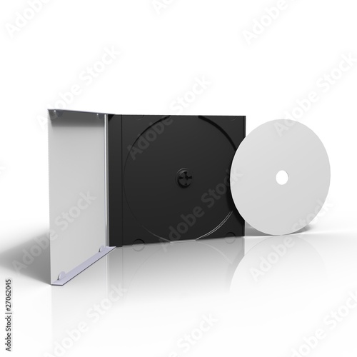 open cd/dvd box