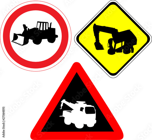 machinery  vector signs