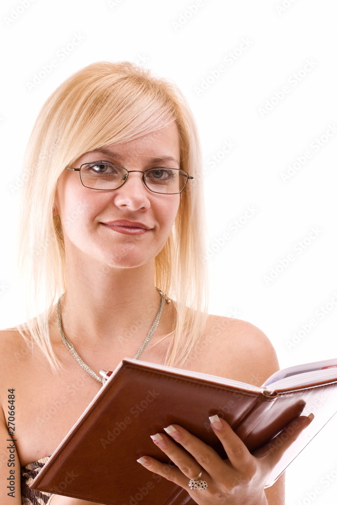 student with textbooks student with textbooks