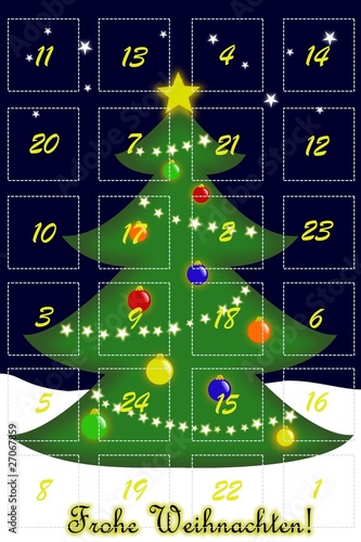 Adventskalender "Weihnachtsbaum"