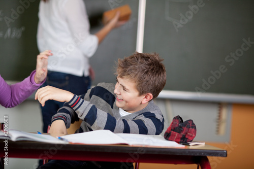 schüler machen quatsch photo