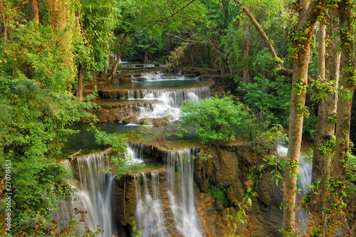 Waterfall in deep forest