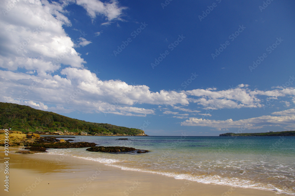 Congwong bay beach with blue sky