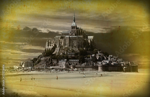 Le Mont Saint Michel vintage