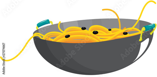 food in a pan