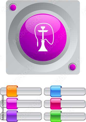 Hookah color round button.