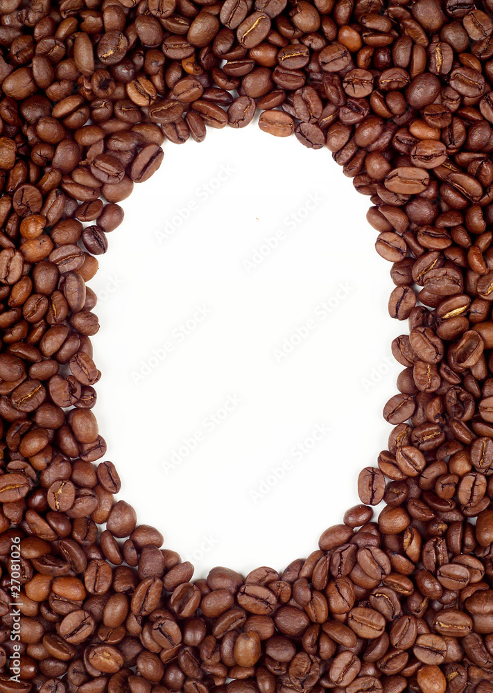 Coffee beans background (empty frame) Coffee beans background (empty frame)