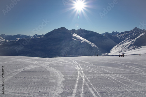 Alpy - stok narciarski
