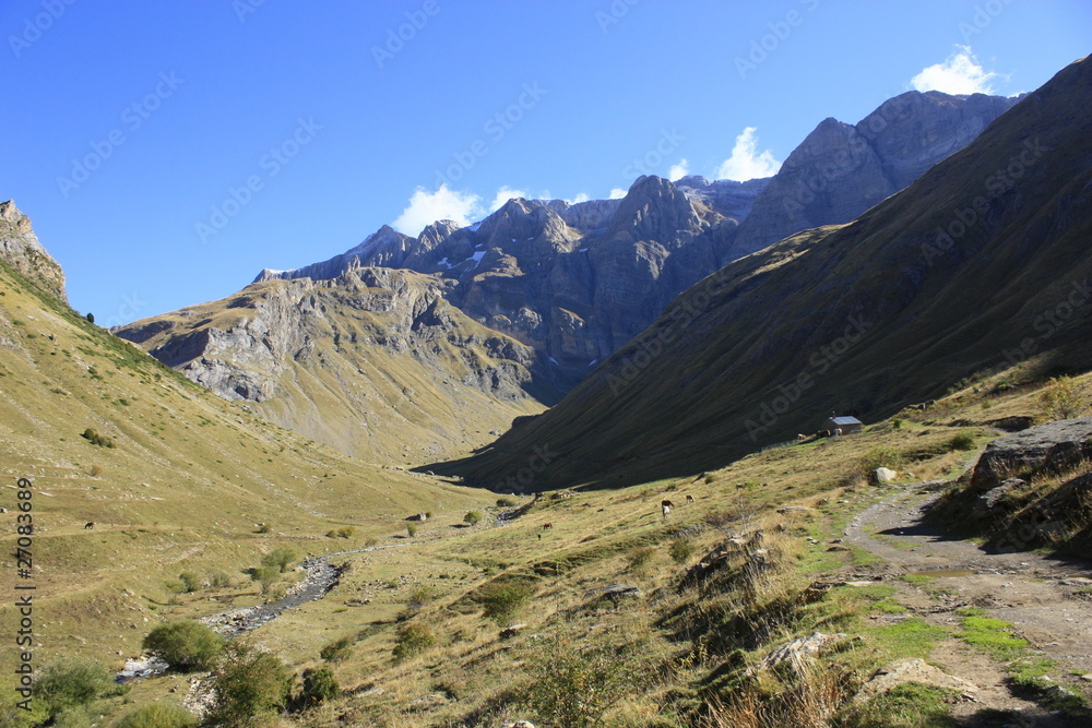 Montaña del Pirineo, rincón del verde, Panticosa