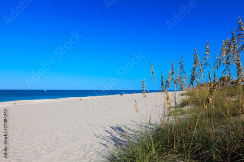 Fototapeta Naklejka Na Ścianę i Meble -  Beach, blue sky, sand