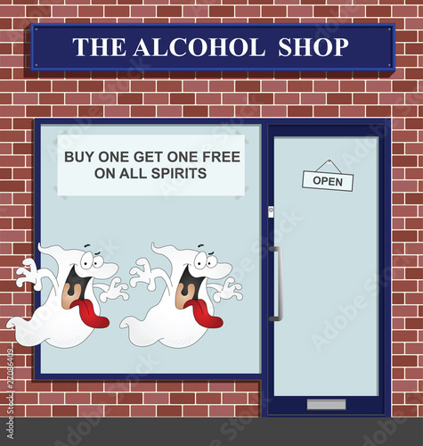 Buy one get one free on all spirits