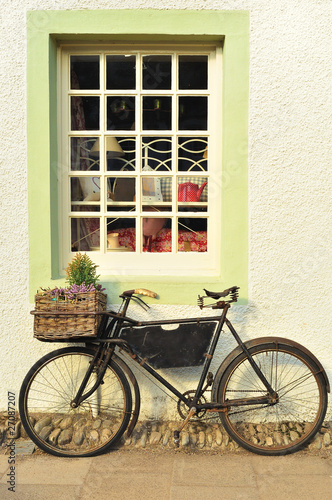 Bike Outside an Old-Fashioned Shop #27087207