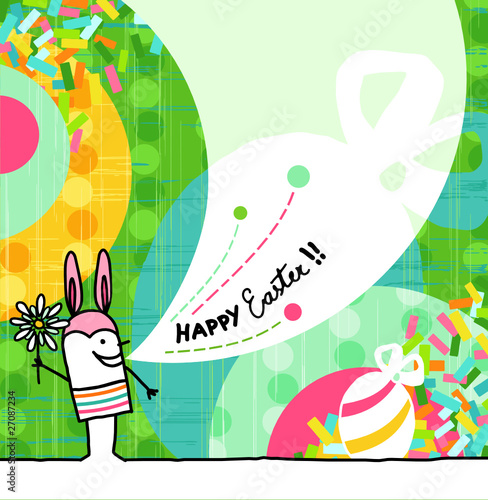 Cartoon & Greeting card - Easter