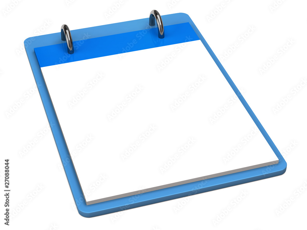 A blank calendar A blank calendar