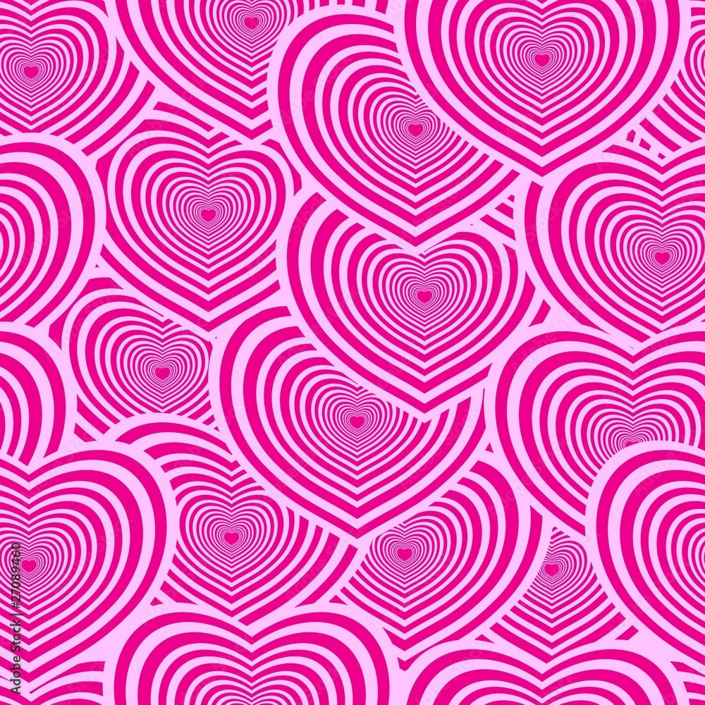 Fototapeta premium Seamless valentine pattern