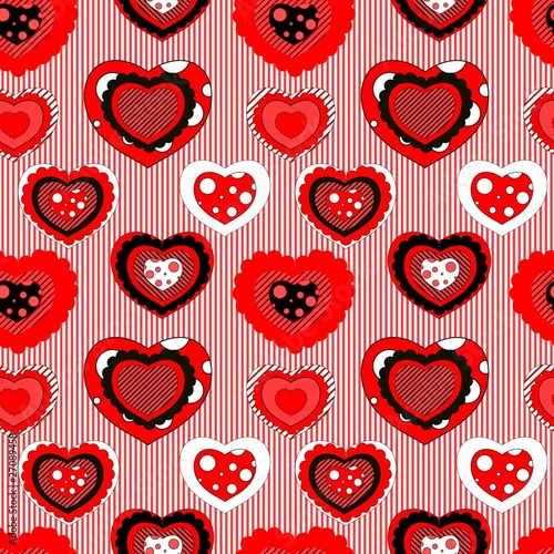 Seamless valentine pattern