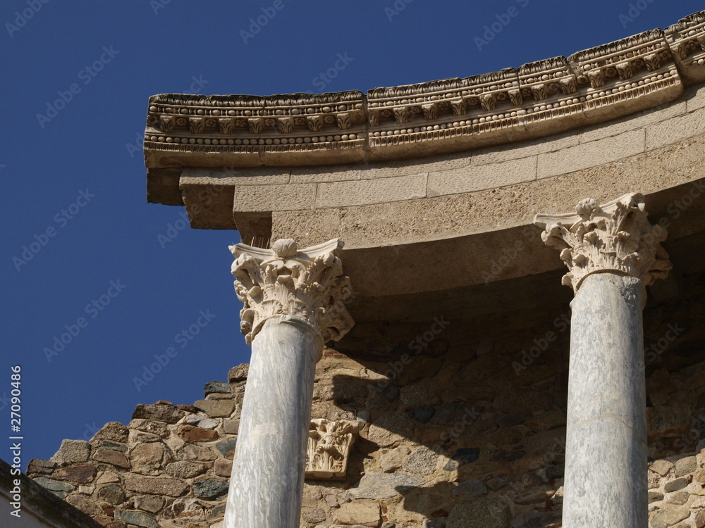 Teatro romano de Mérida ภาพถ่ายสต็อก Adobe Stock