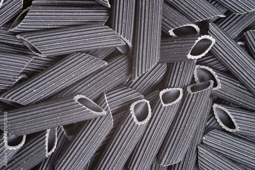 Textura de la pasta negra. Textura de la pasta negra.