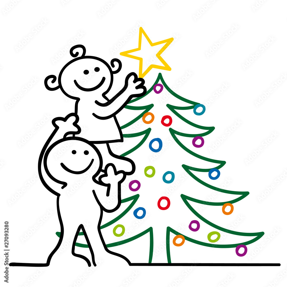 figuren dekorieren weihnachtsbaum