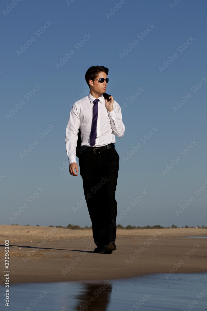 walking business man walking business man
