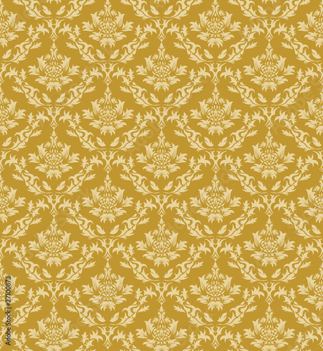 seamless damask pattern