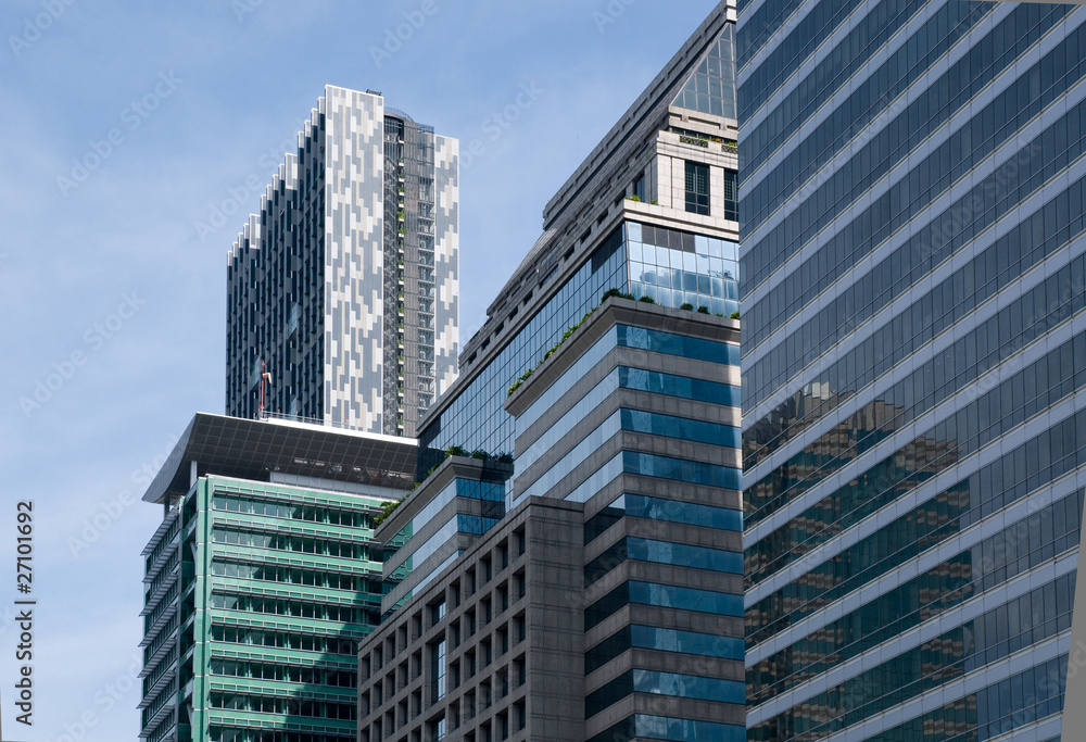 High-rise office buildings in Bangkok