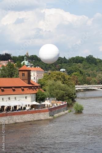 balloon in the sky Prague