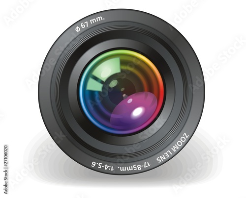 Camera objective vector