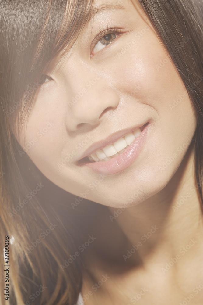 Closeup Of A Woman's Face Closeup Of A Woman's Face