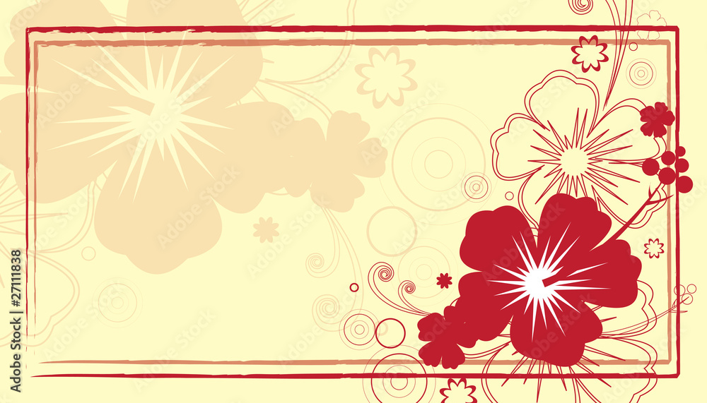 Hibiscus Card Hibiscus Card